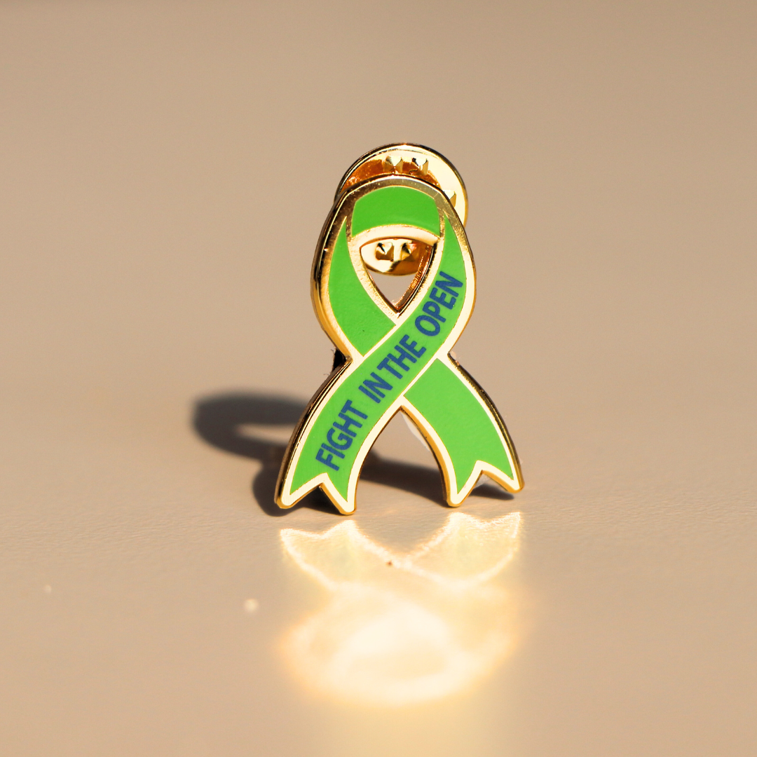 Green Support Ribbon Lapel Pin