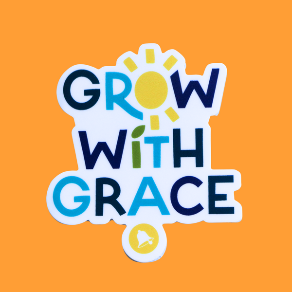 Grow With Grace Sticker