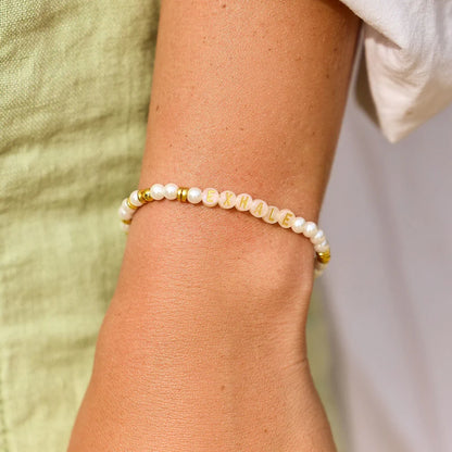 Pura Vida Exhale Bead Stretch Bracelet