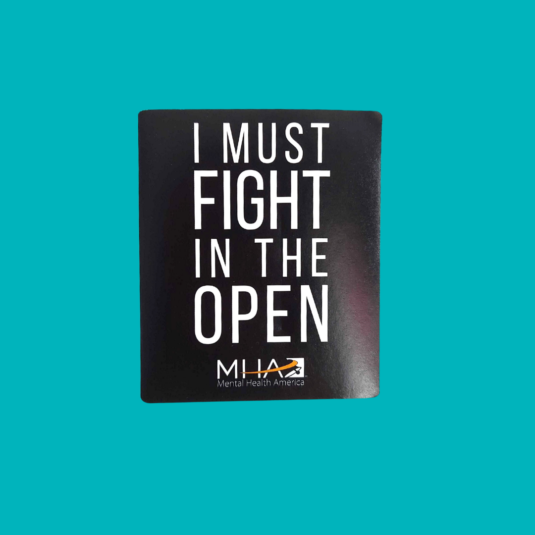 Fight in the Open Sticker