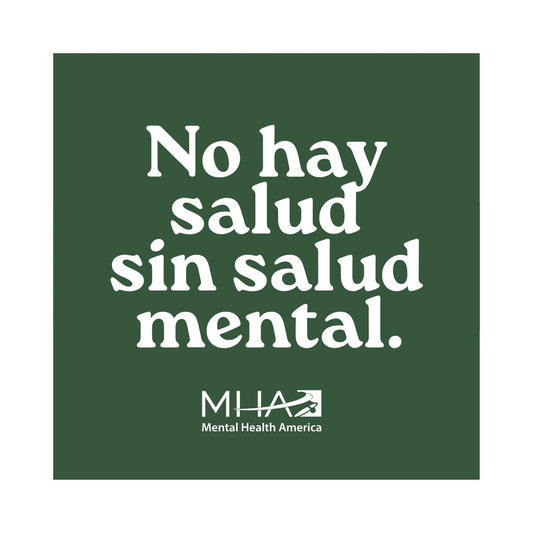 No Hay Salud Sin Salud Mental Sticker