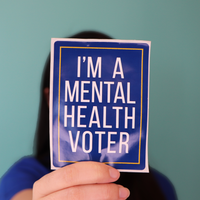 Mental Health Voter Sticker
