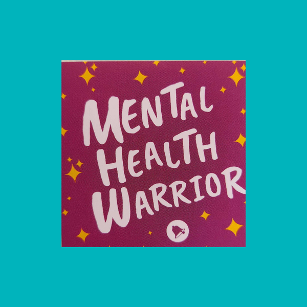 Mental Health Warrior Sticker