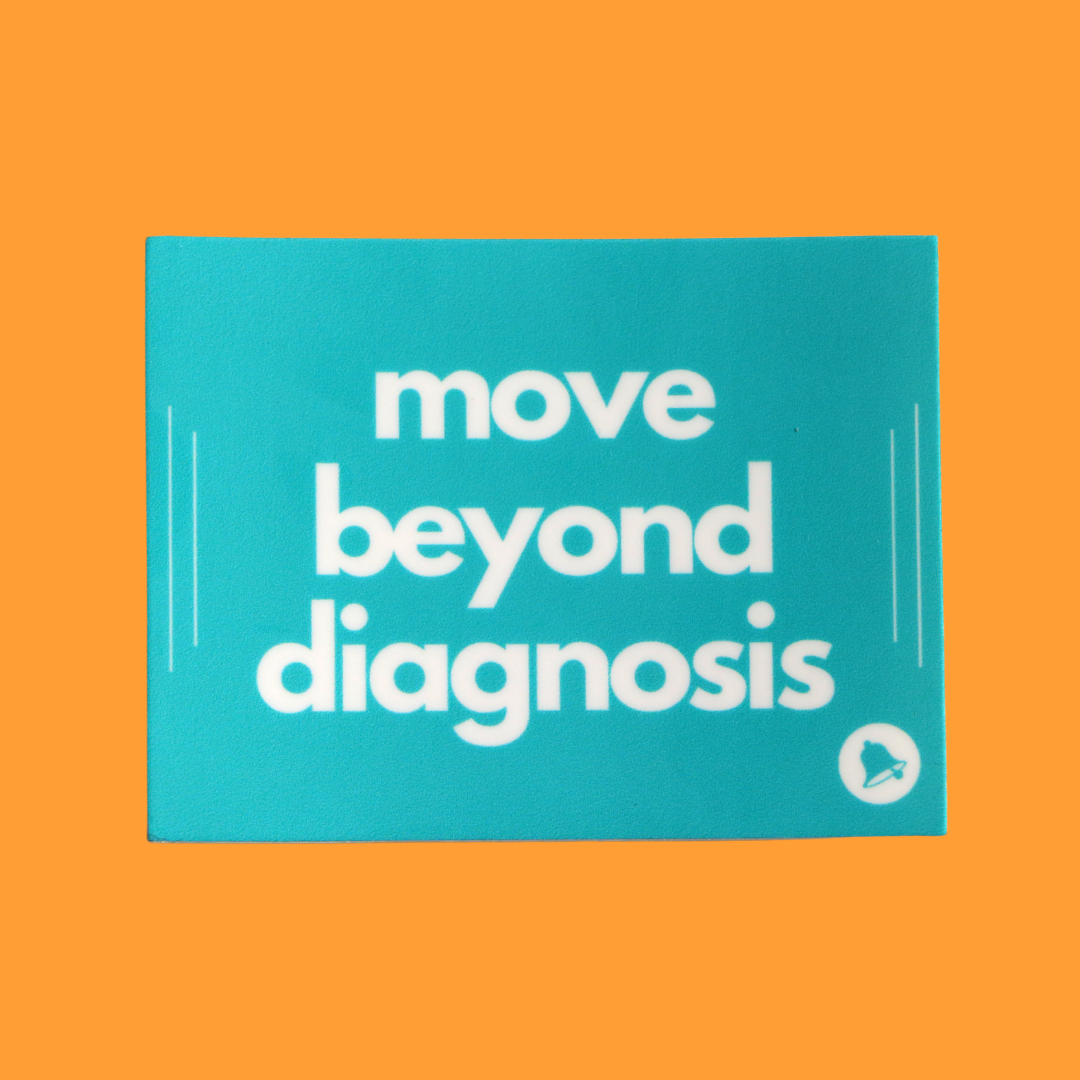 Move Beyond Diagnosis Sticker – Mental Health America